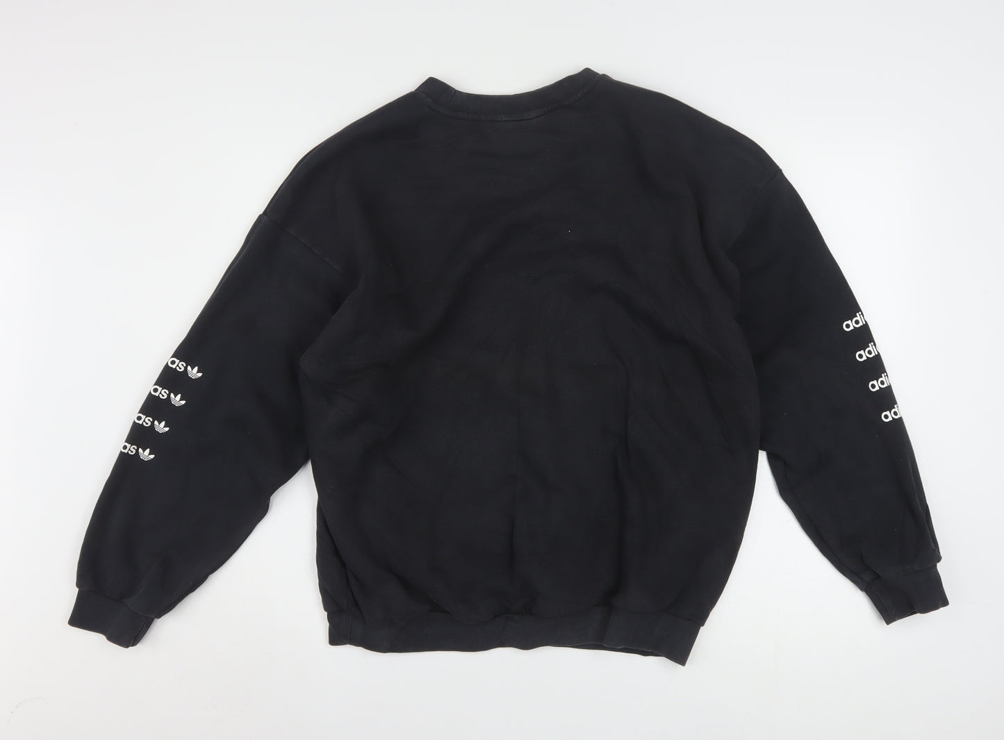 Adidas Women’s Black Crew Neck Pullover Sweatshirt UK 16