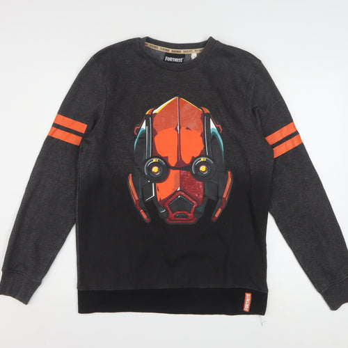 Fortnite Teens Black XL Pullover Graphic Print Sweatshirt