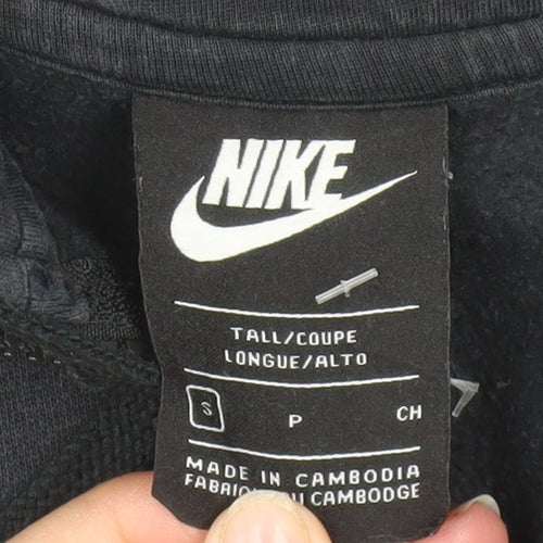 Nike Mens Black Full Zip Hoodie Size S Fleece Sportswear