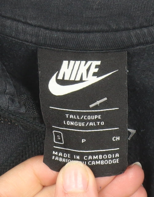 Nike Mens Black Full Zip Hoodie Size S Fleece Sportswear