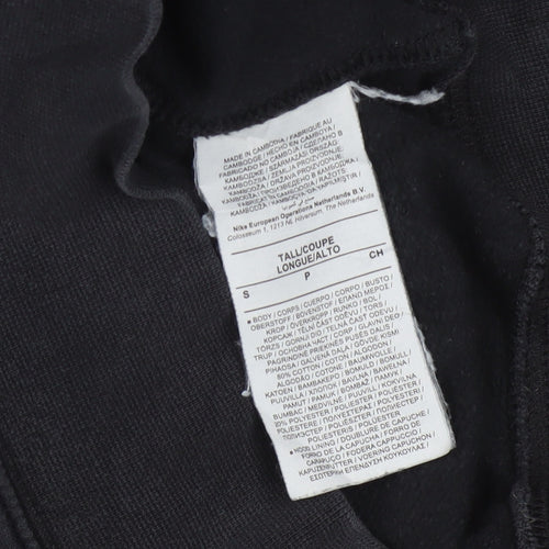 Nike Mens Black Full Zip Hoodie Size S Fleece Sportswear