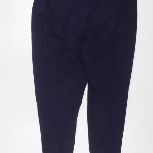 GAP Women’s Blue XL Jogger Fleece Sweatpants with Drawstring Waist