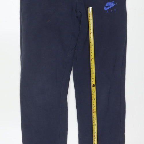 Nike Boys Blue Jogger Sweatpants XL 14-15 Years Cotton Blend Activewear