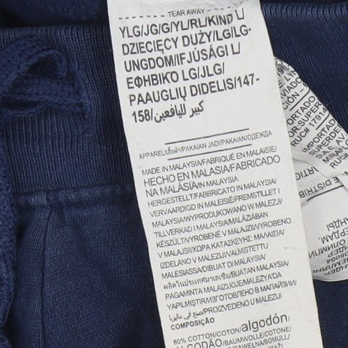 Under Armour Boys Navy Jogger Sweatpants Size 13 Years Cotton Blend