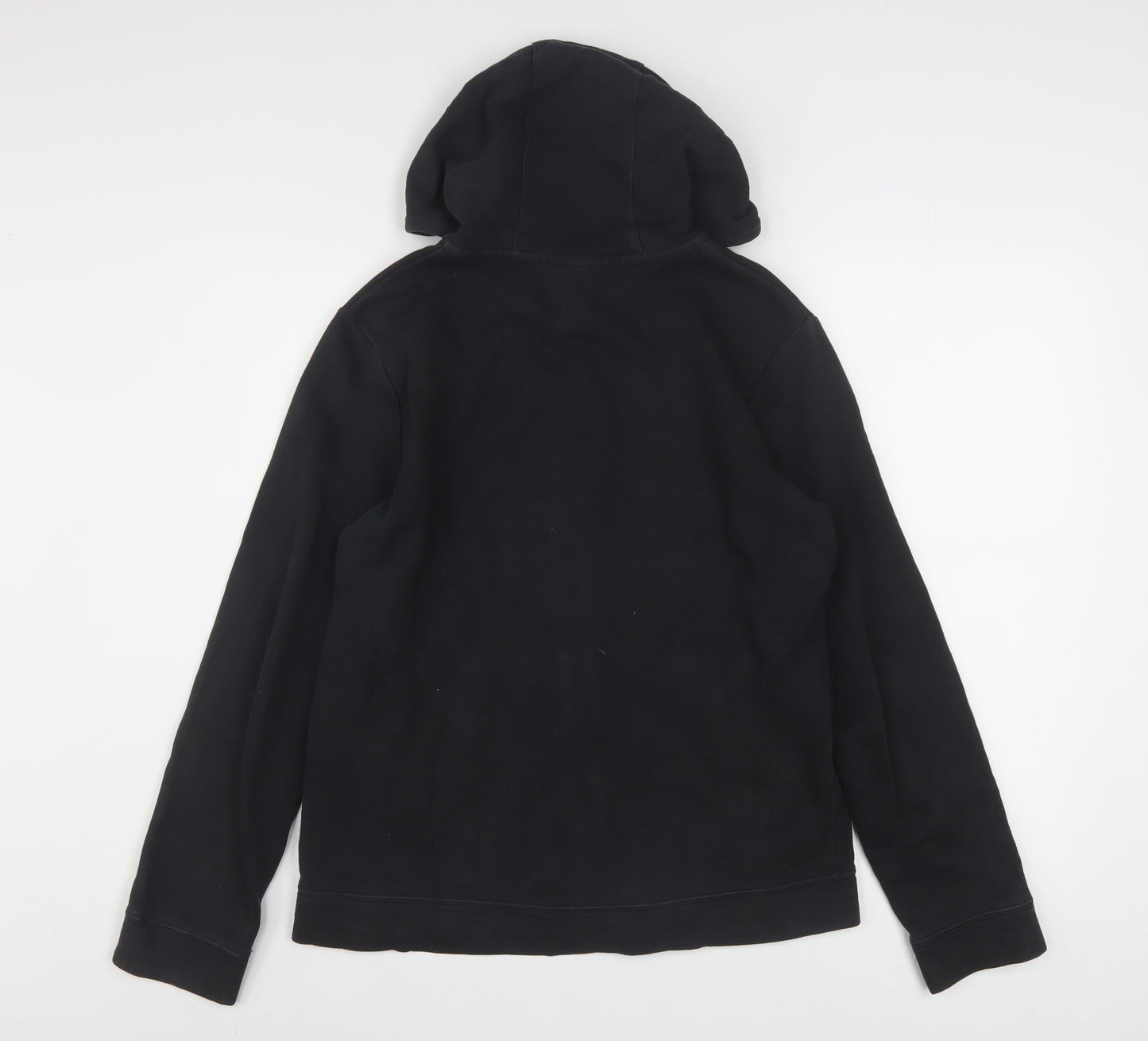 Nike Boys Black Full Zip Hoodie XL 158-170cm Fleece Sweatshirt