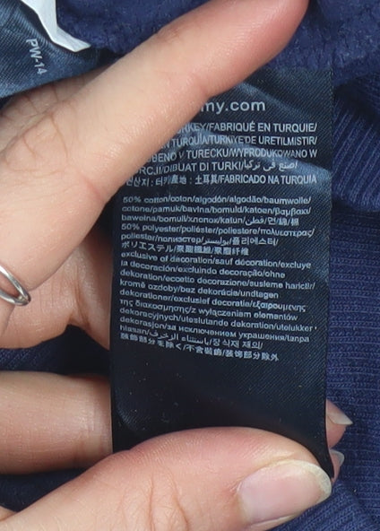 Tommy Hilfiger Denim Women's Navy Blue XS Pullover Sweatshirt