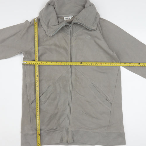 Ellesse Men's Grey Track Jacket L Regular Fit Full Zip Sportswear