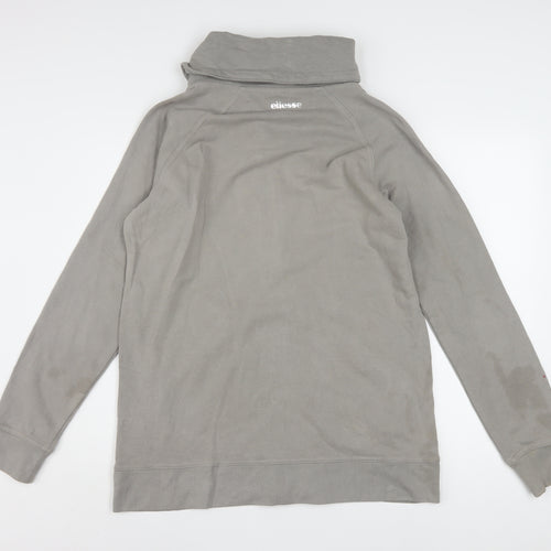 Ellesse Men's Grey Track Jacket L Regular Fit Full Zip Sportswear