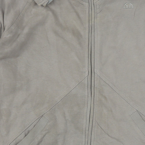 Ellesse Men's Grey Track Jacket L Regular Fit Full Zip Sportswear