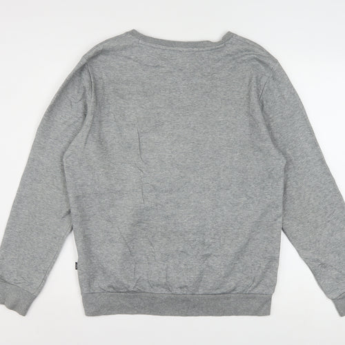 Puma Men's Grey Crew Neck Sweatshirt Small Classic Fit