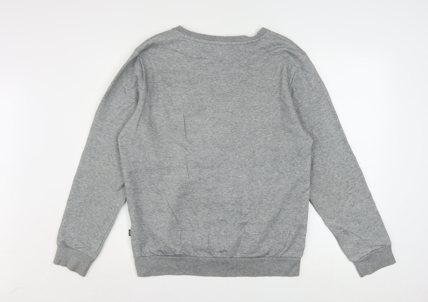 Puma Men's Grey Crew Neck Sweatshirt Small Classic Fit