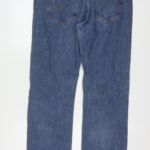 Levi's 501 Men's Blue Straight Jeans W36 L32 Classic Denim