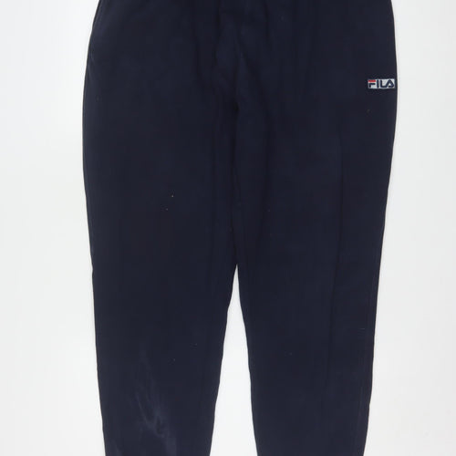 FILA Men's Black XL Fleece Jogger Sweatpants Activewear Trousers