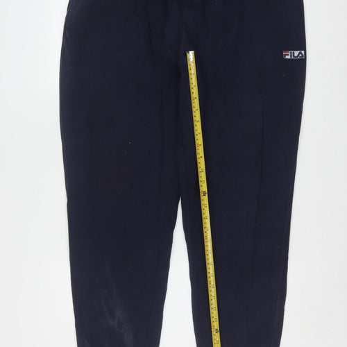 FILA Men's Black XL Fleece Jogger Sweatpants Activewear Trousers