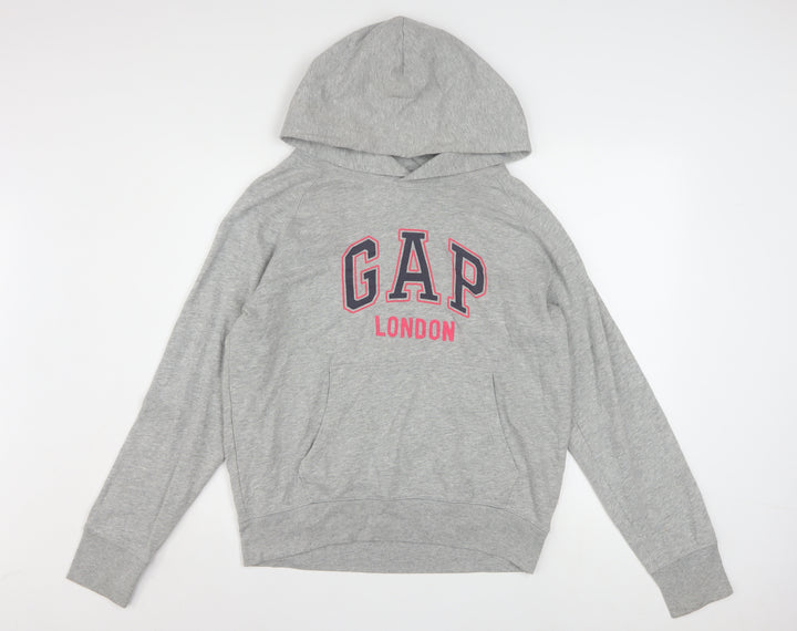 GAP Women’s Grey London Logo Pullover Hoodie M