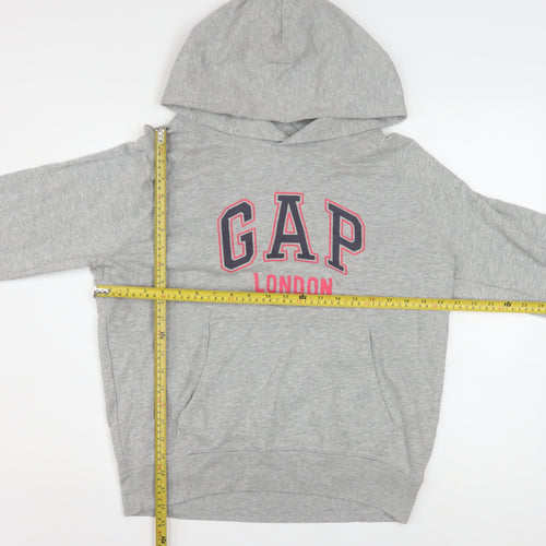 GAP Women’s Grey London Logo Pullover Hoodie M