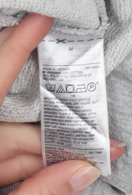 GAP Women’s Grey London Logo Pullover Hoodie M