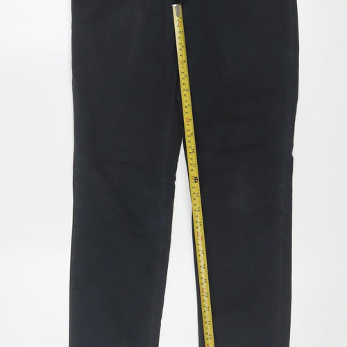Carhartt Men Black Slim Fit Chino Trousers 29x32 Sid Pant
