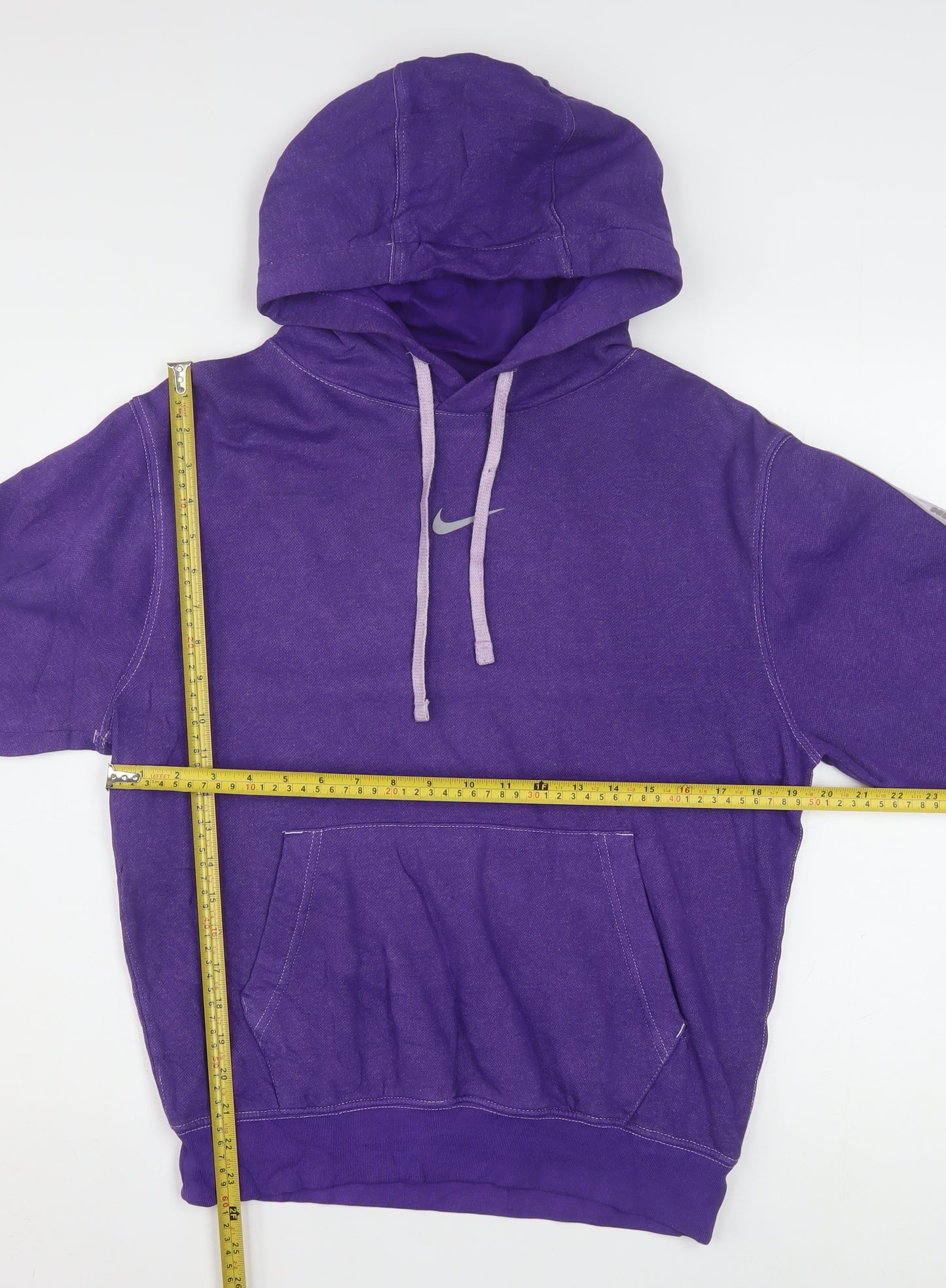 Nike Men's Purple XS Pullover Hoodie Logo Fleece Sweatshirt