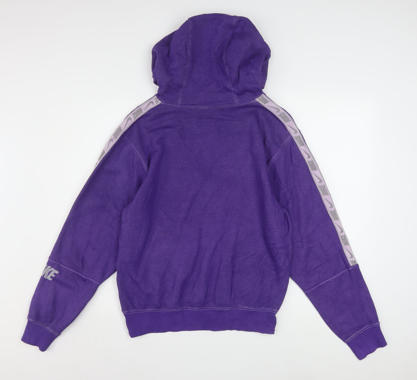 Nike Men's Purple XS Pullover Hoodie Logo Fleece Sweatshirt