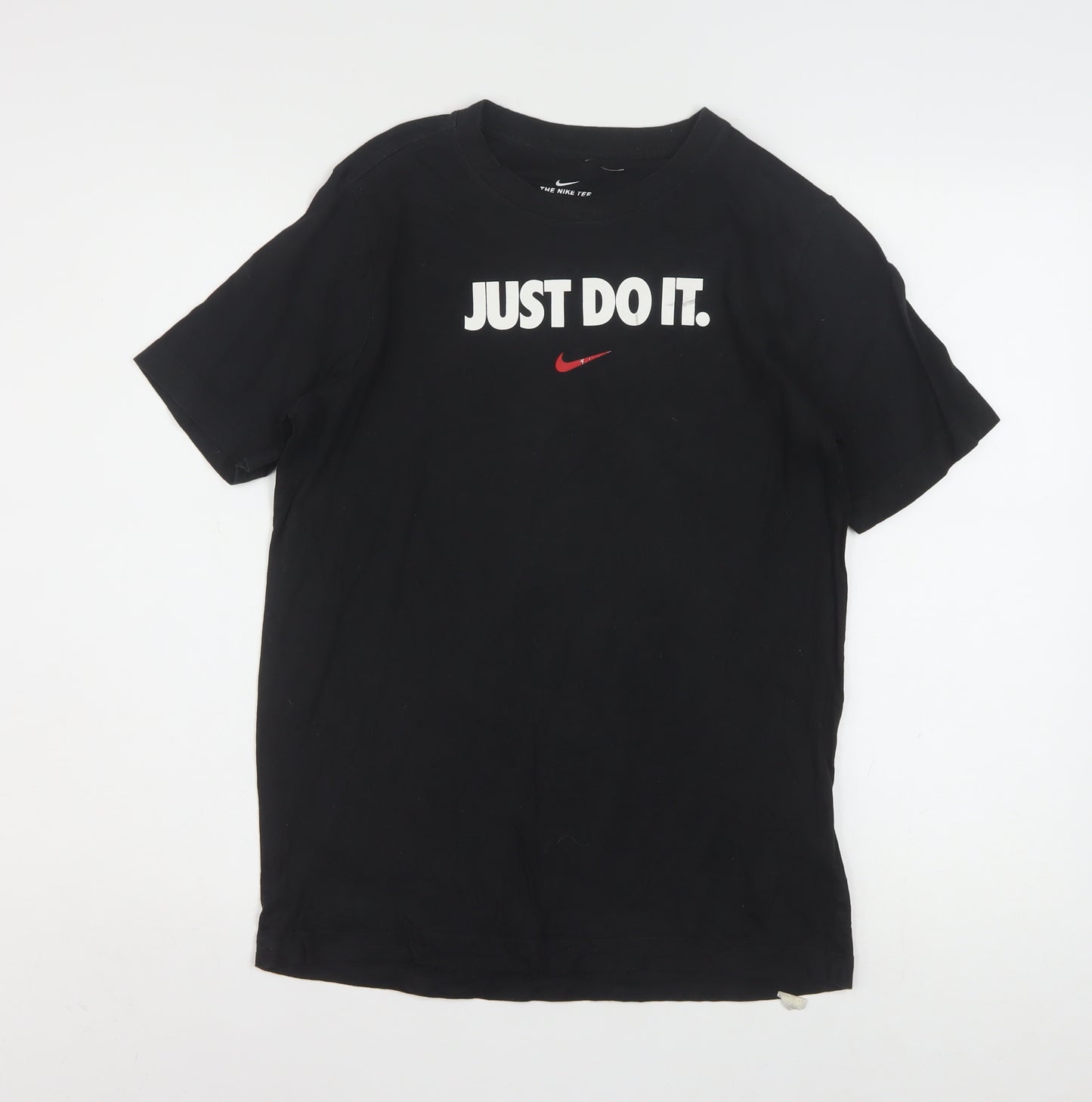Nike Boys Black XL Just Do It Graphic Sports T-Shirt