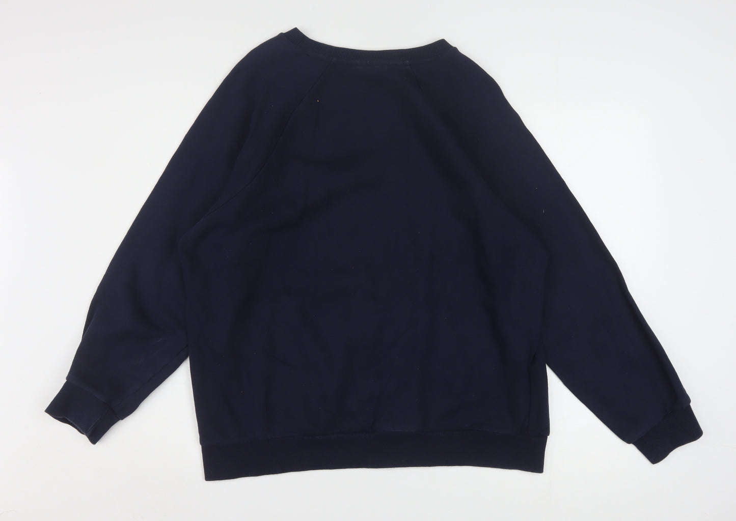Fila Men's Blue XL Pullover Sweatshirt Crew Neck Graphic Logo