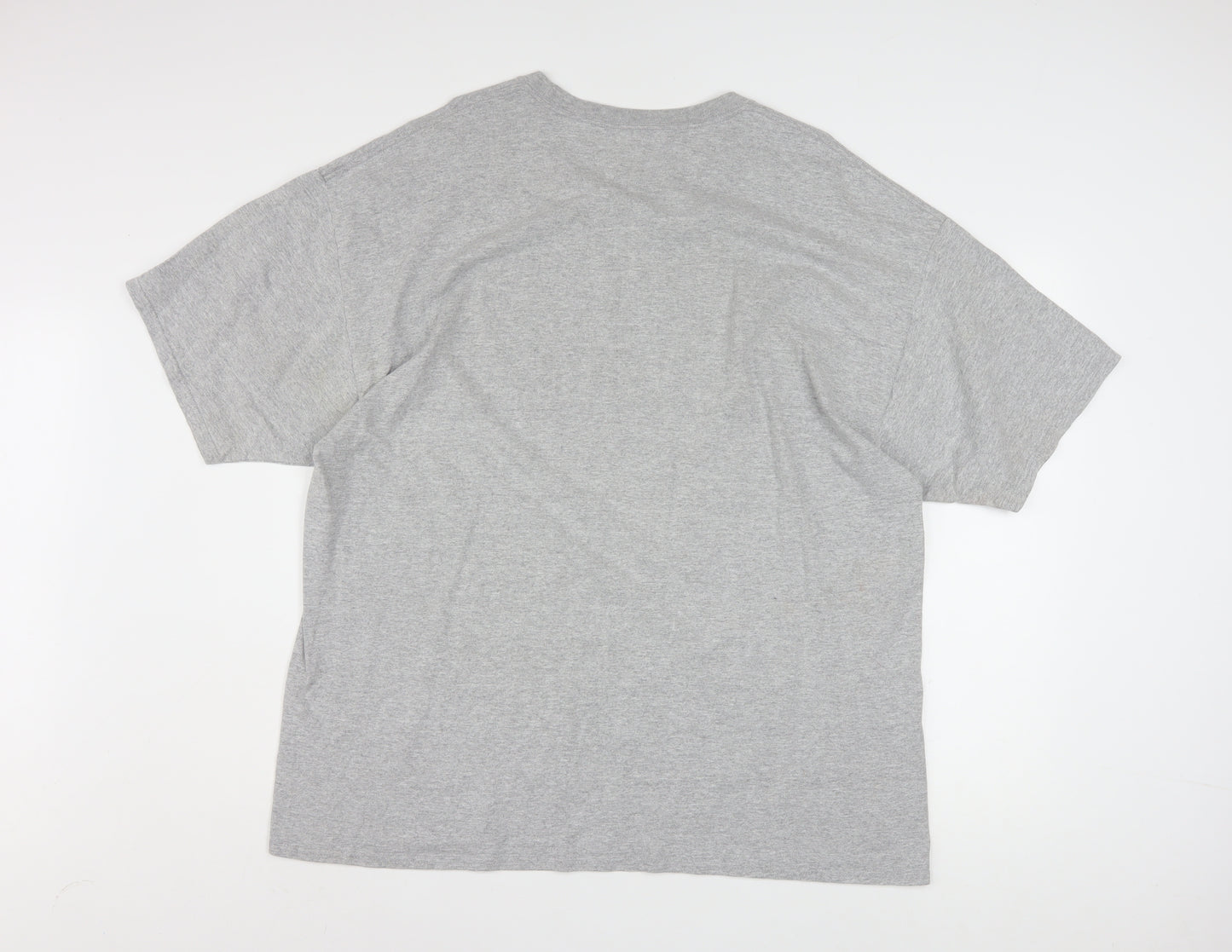 Champion Mens Grey Michigan Wolverines Graphic T-Shirt 2XL
