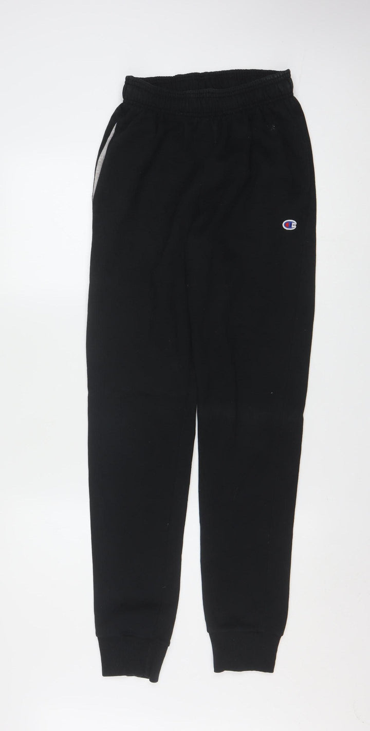 Champion Men's Black Regular Fit Jogger Sweatpants Size S