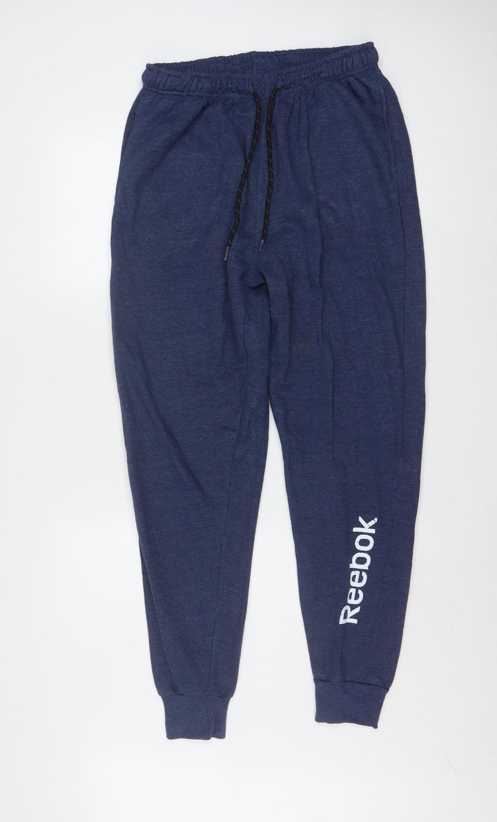 Reebok Men's Blue Large Pyjama Pants Cotton Blend Sleepwear