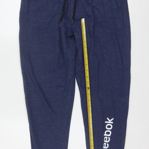 Reebok Men's Blue Large Pyjama Pants Cotton Blend Sleepwear
