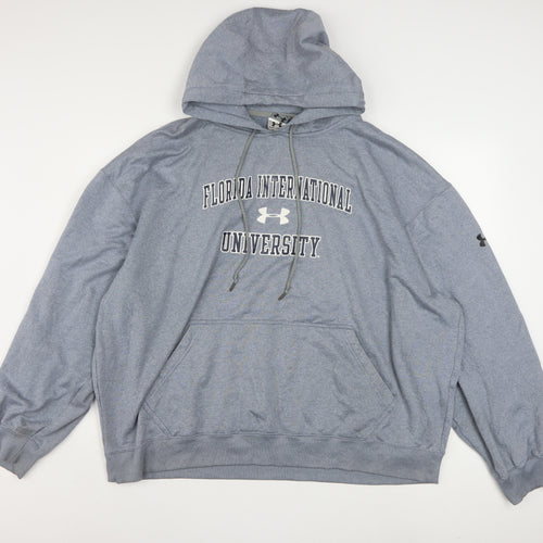 Under Armour Mens Grey Pullover Hoodie XXL Florida International University