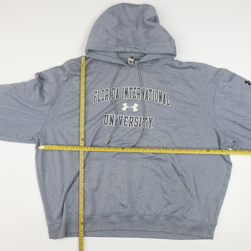 Under Armour Mens Grey Pullover Hoodie XXL Florida International University
