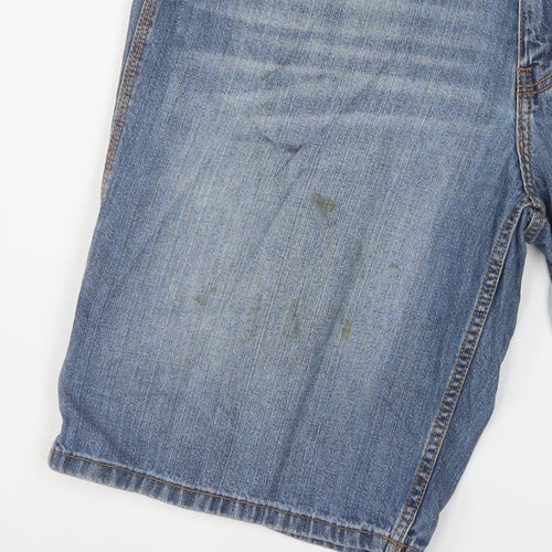 U.S. Polo Assn. Men's Blue Denim Cargo Shorts W36 Regular Fit