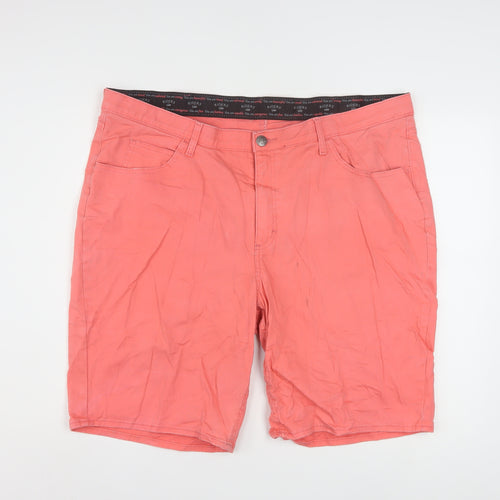 Lee Riders Men's Pink Cotton Stretch Chino Shorts 24W Regular Fit