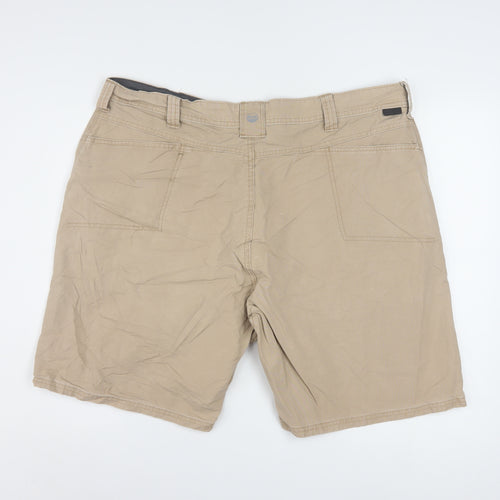 Wrangler Men's Beige Outdoor Cargo Shorts Size 40 Cotton Blend