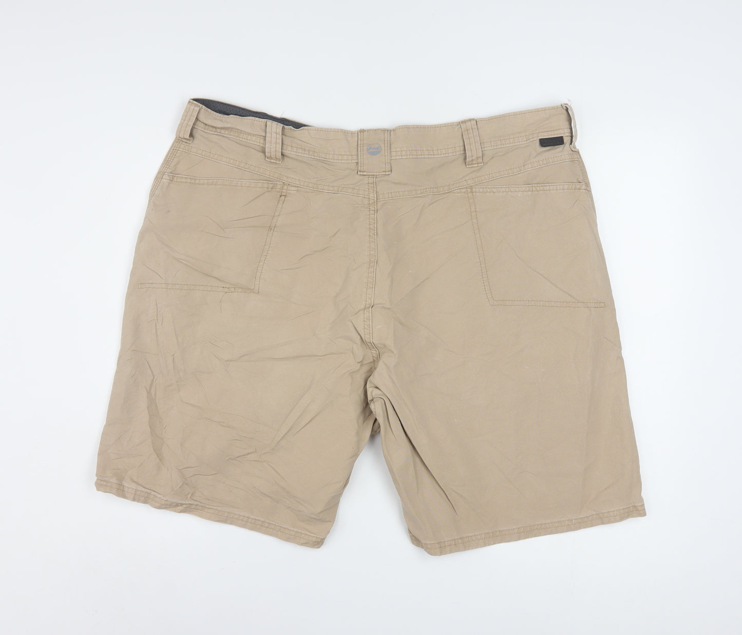 Wrangler Men's Beige Outdoor Cargo Shorts Size 40 Cotton Blend