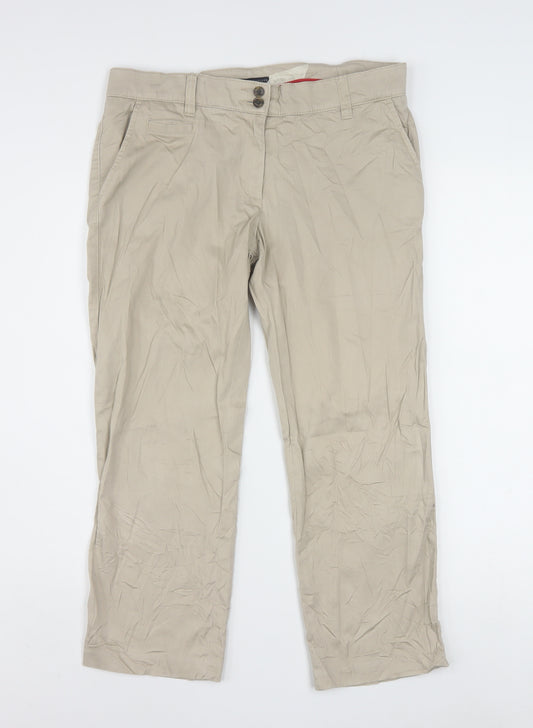 Tommy Hilfiger Women’s Beige Chino Stretch Trousers Size 6
