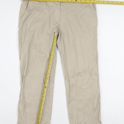 Tommy Hilfiger Women’s Beige Chino Stretch Trousers Size 6