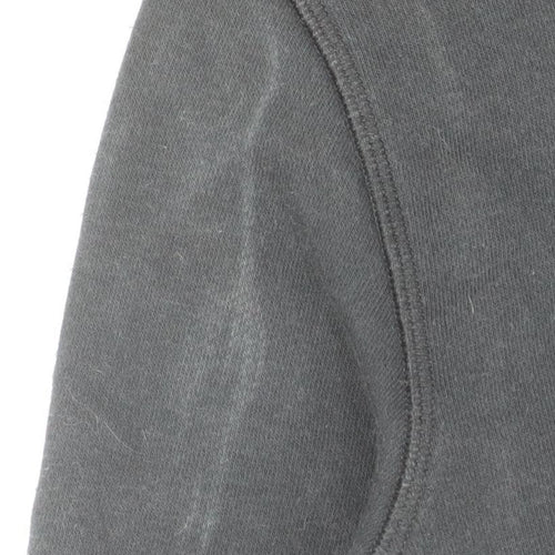 Adidas Womens Black Full Zip Sweatshirt Size S Cotton Blend