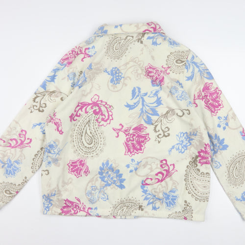 White Stag Womens Multicoloured Paisley Fleece Jacket XL