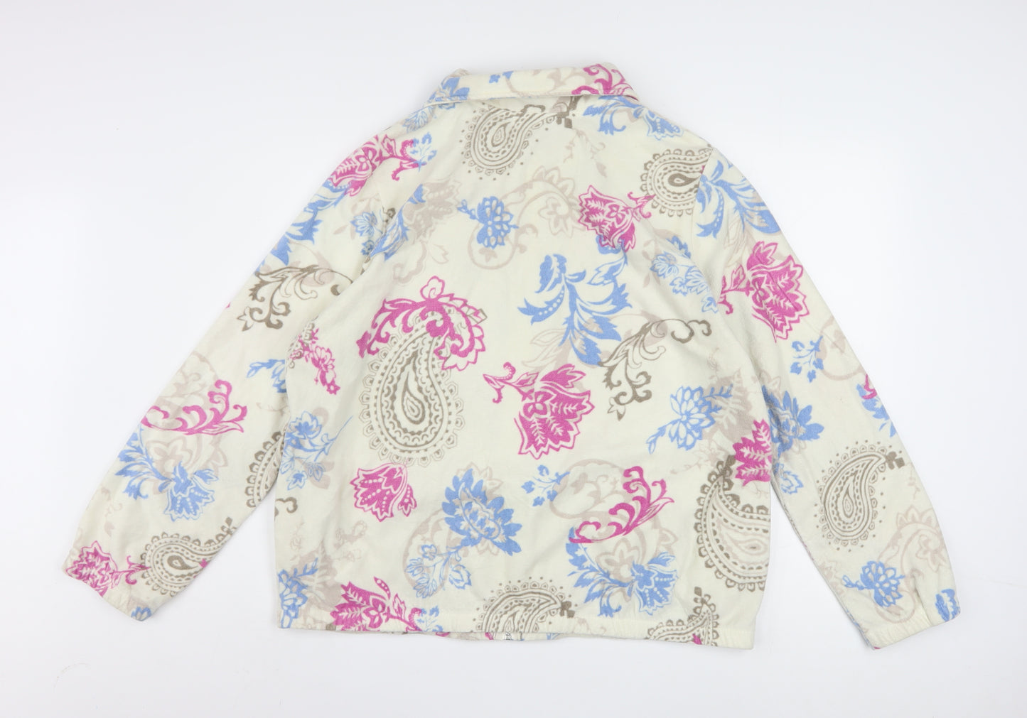 White Stag Womens Multicoloured Paisley Fleece Jacket XL