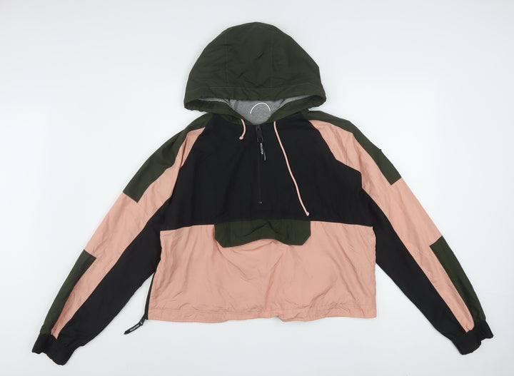 Hollister Women’s Multicoloured Hooded Anorak Jacket XL Casual