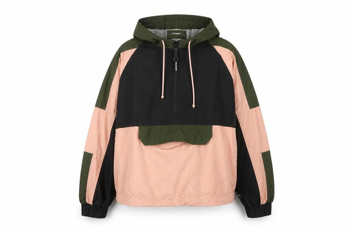 Hollister Women’s Multicoloured Hooded Anorak Jacket XL Casual