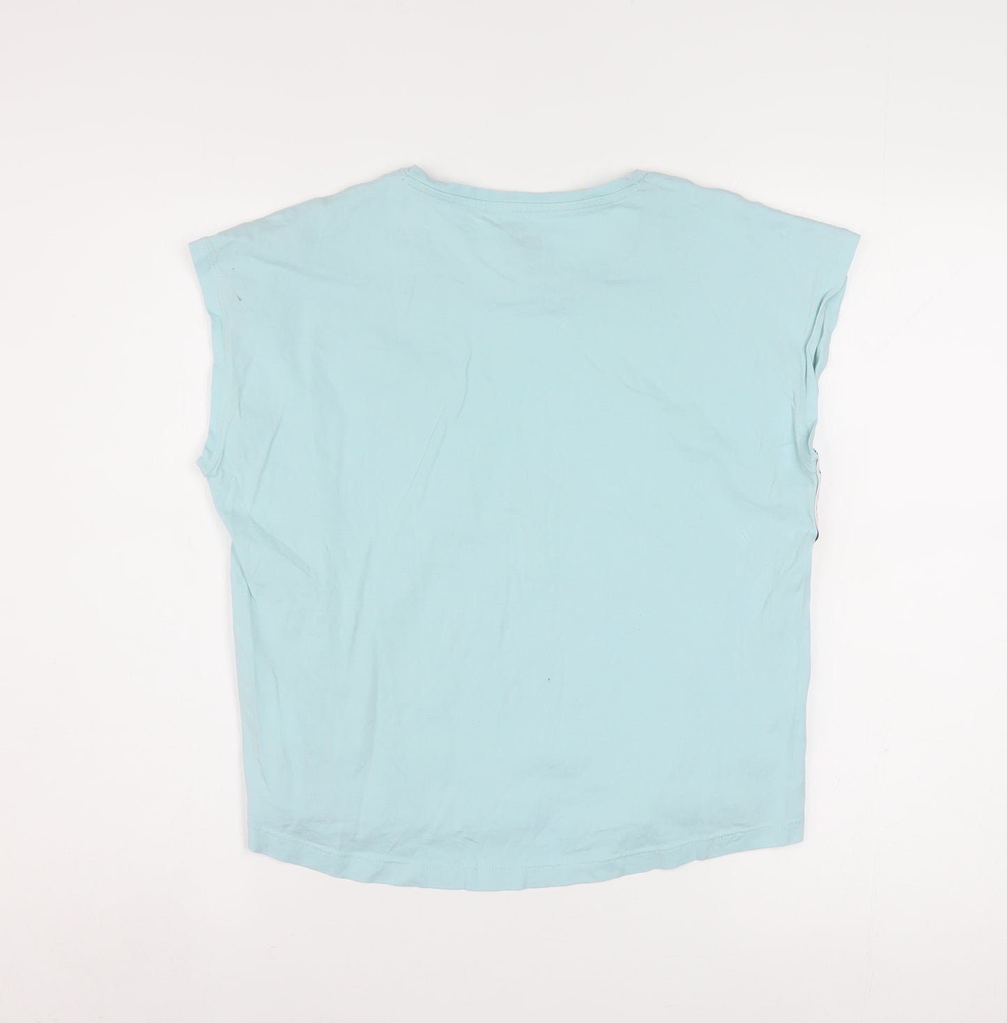 Puma Boys Blue Sleeveless T-Shirt 15-16 Years Sports Logo Top