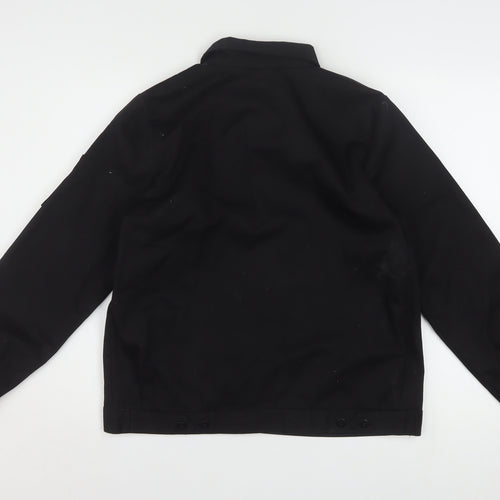 Dickies Women's Black L Basic Workwear Cotton Blend Jacket