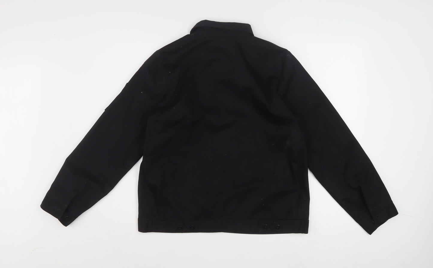 Dickies Women's Black L Basic Workwear Cotton Blend Jacket