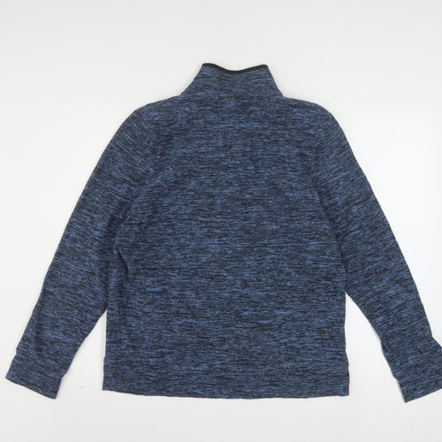 Adidas Women Blue 1/2 Zip Pullover Sweatshirt Size 18/20 Polyester