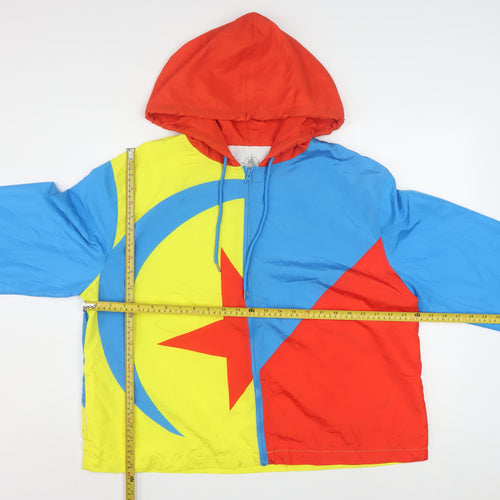 Disney Parks Women Multicoloured XL Hooded Windbreaker Jacket