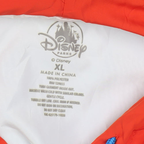 Disney Parks Women Multicoloured XL Hooded Windbreaker Jacket