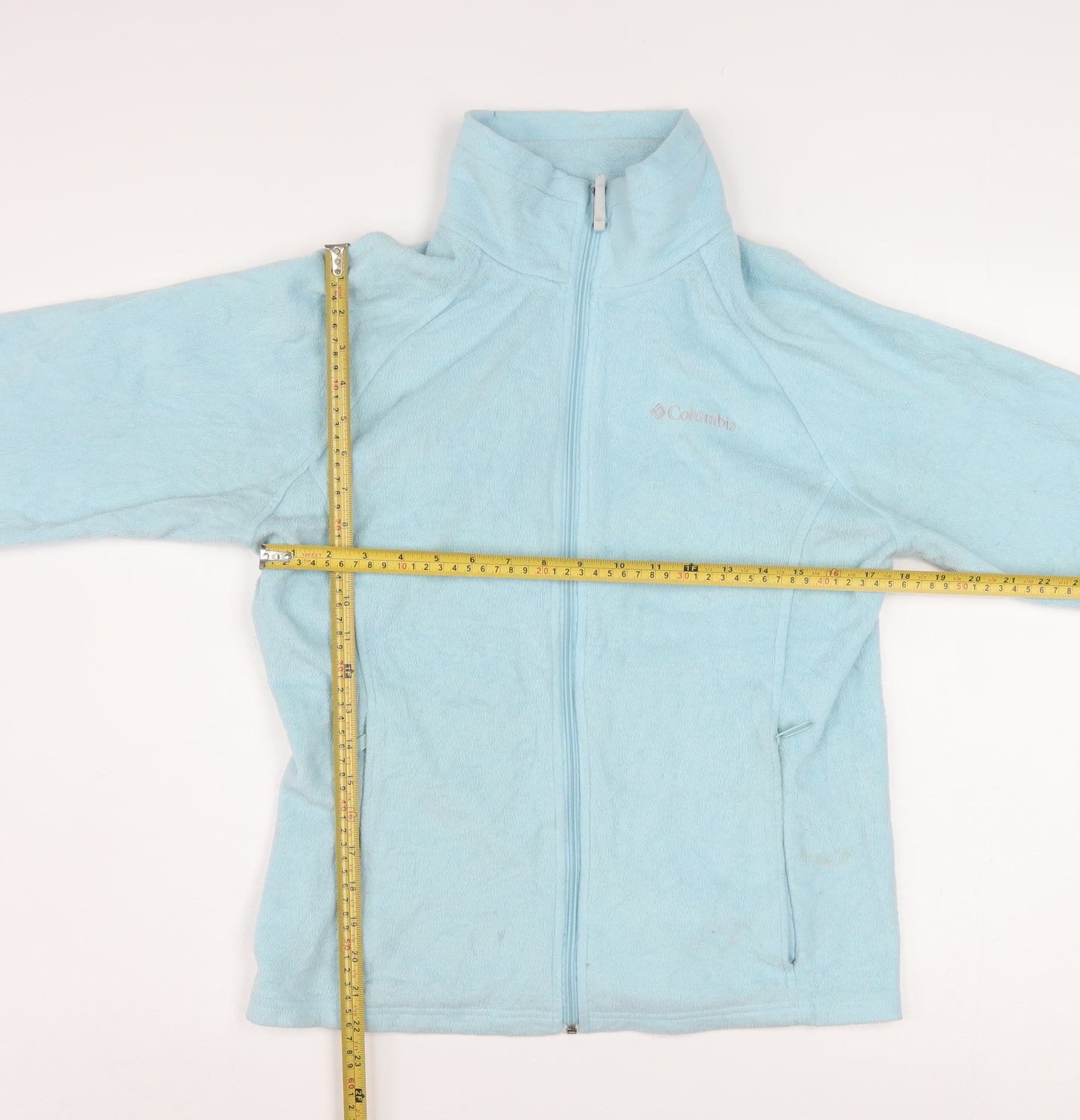 Columbia Girls Blue Full Zip Fleece Jacket Size 20 Years